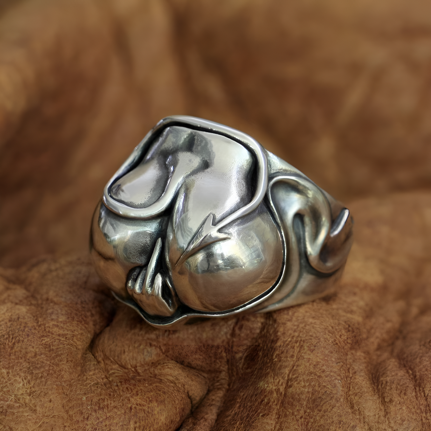 Bold Silver Ring | Cat’s Secret Freedom