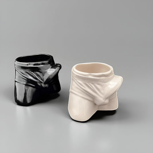 Handcrafted Ceramic Coffee Mug | Playful Minimal Design