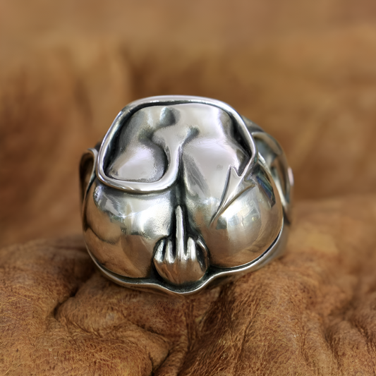 Bold Silver Ring | Cat’s Secret Freedom