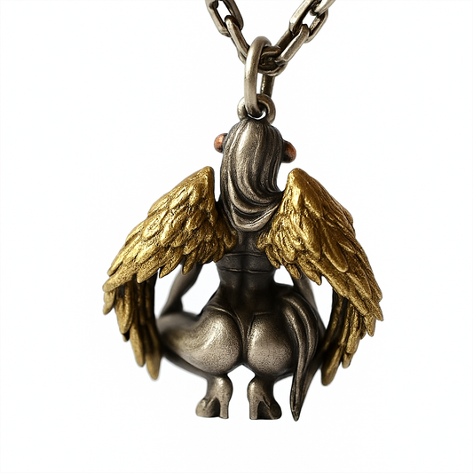 Demon Angel Pendant | Duality in Flight