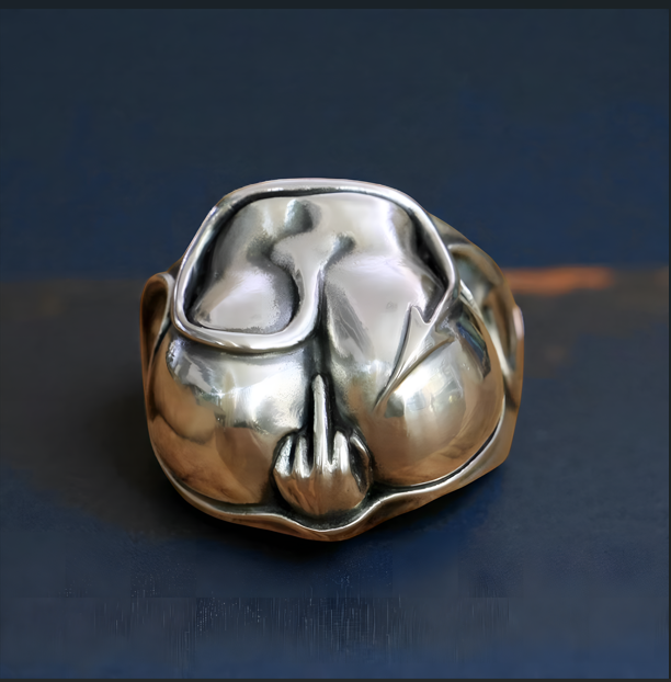 Bold Silver Ring | Cat’s Secret Freedom