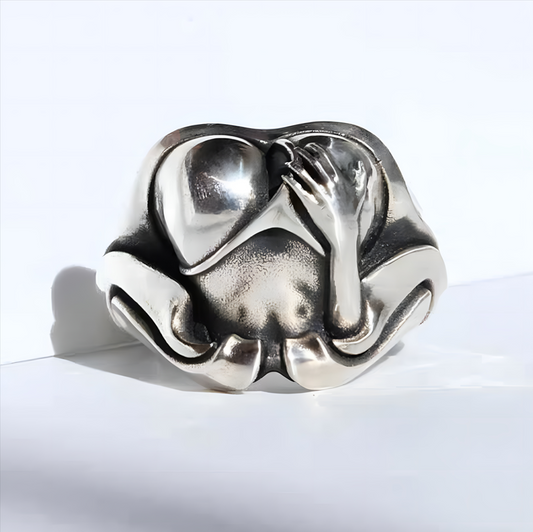 Statement Ring | Silver Spike of Softness