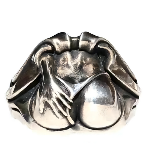 Statement Ring | Silver Spike of Softness