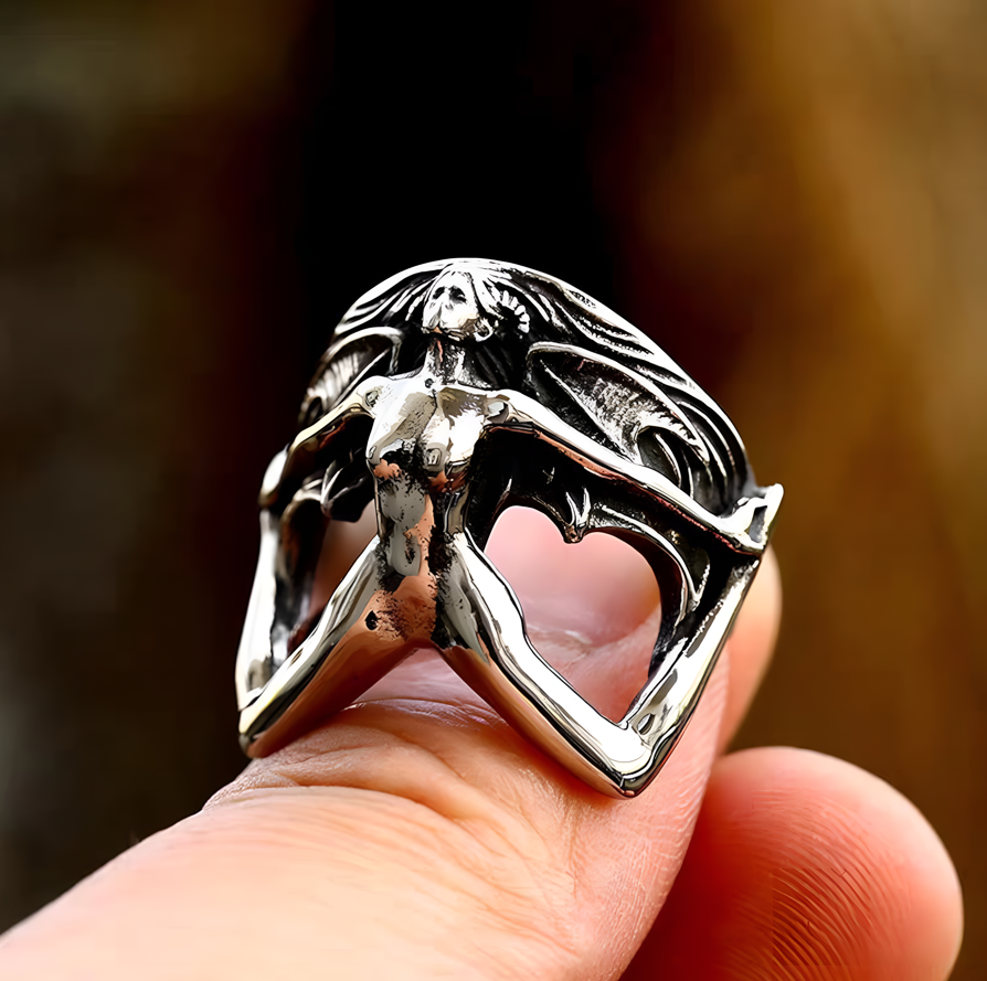 Fantasy Stainless Steel Ring | Gothic Queen