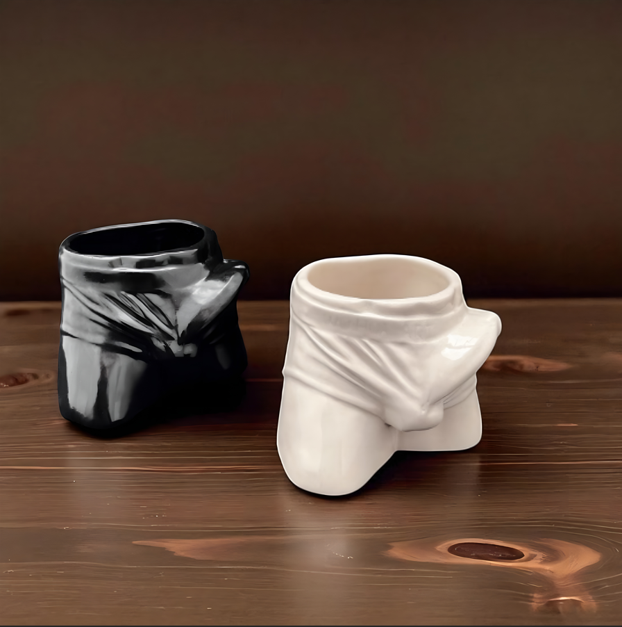 Handcrafted Ceramic Coffee Mug | Playful Minimal Design