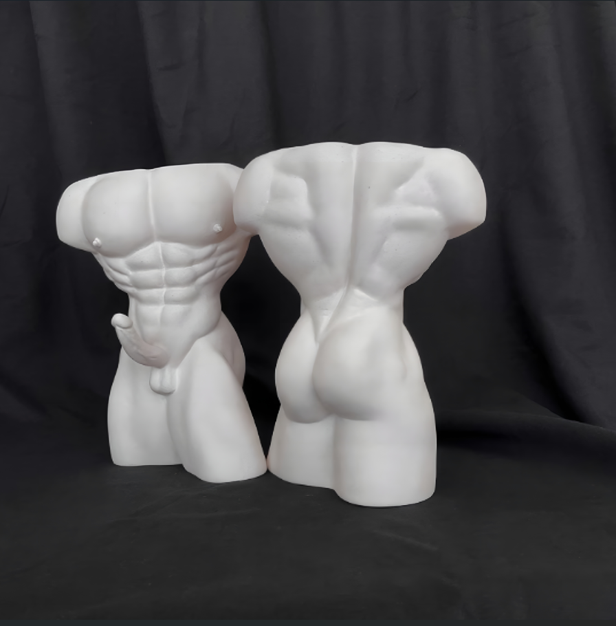 Sculptural Ceramic Mug | Torso-Inspired Artistic Drinkware