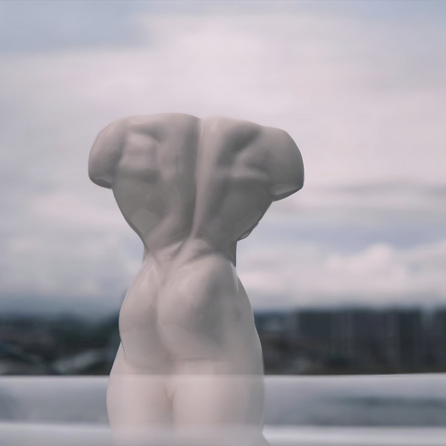 Sculptural Ceramic Mug | Torso-Inspired Artistic Drinkware