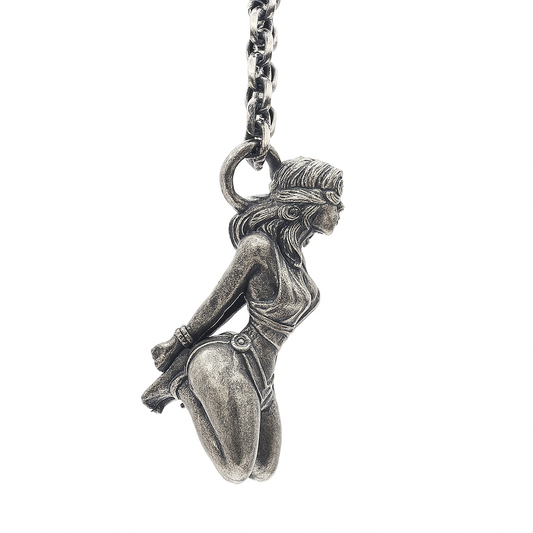 Bound Grace | Handcrafted Silver Pendant Necklace