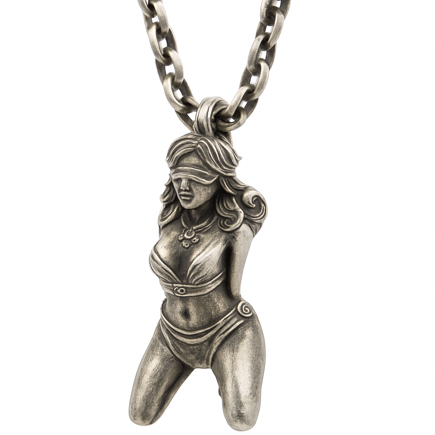 Bound Grace | Handcrafted Silver Pendant Necklace