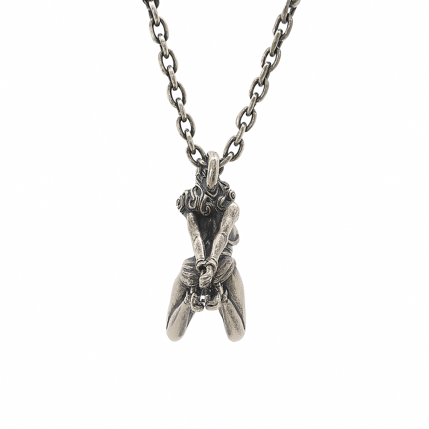 Bound Grace | Handcrafted Silver Pendant Necklace