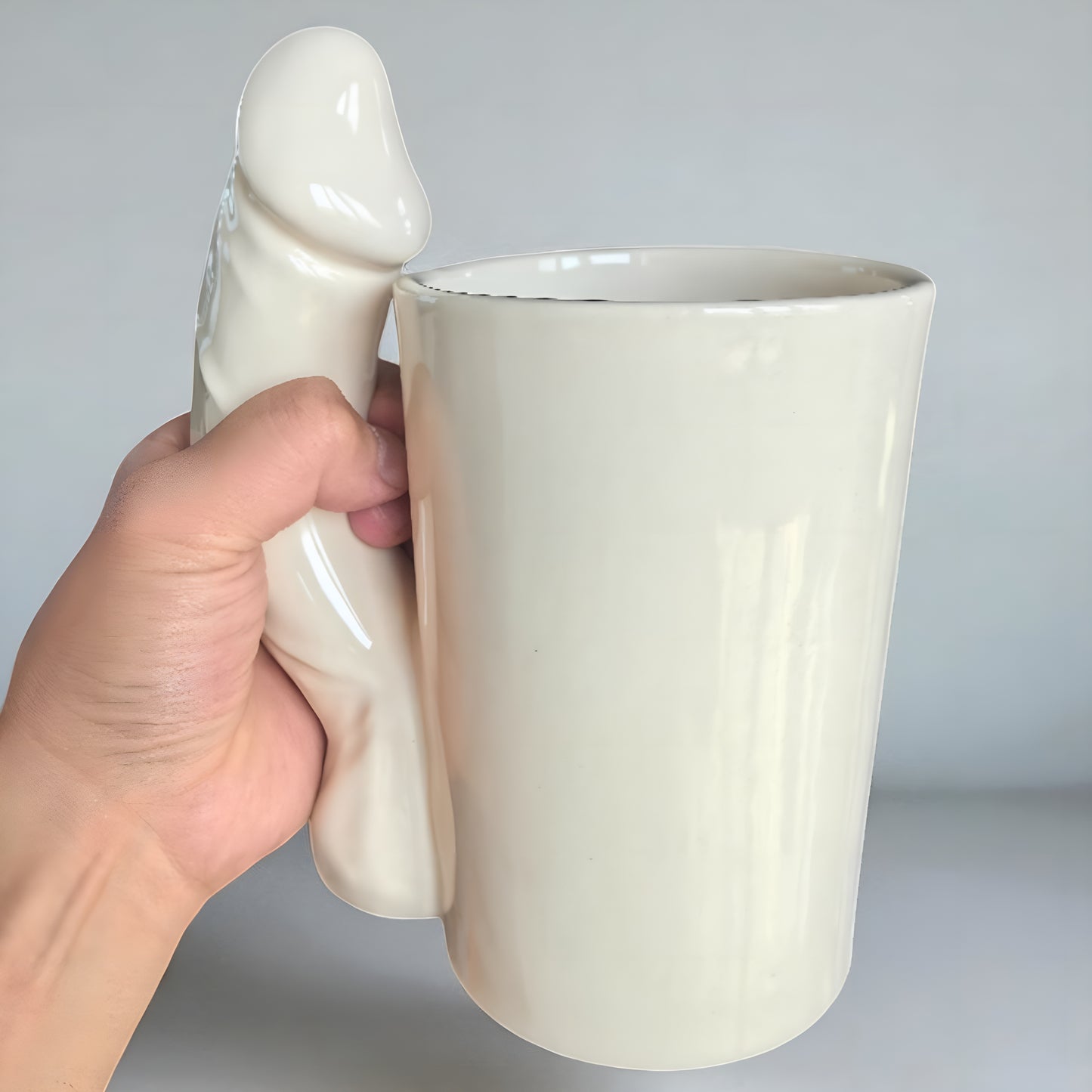 Modern Black & White Drinkware | Creative Ceramic Straw Mug