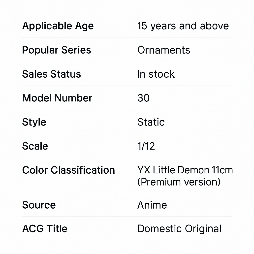 YX Little Demon | Premium 11cm Static Figure