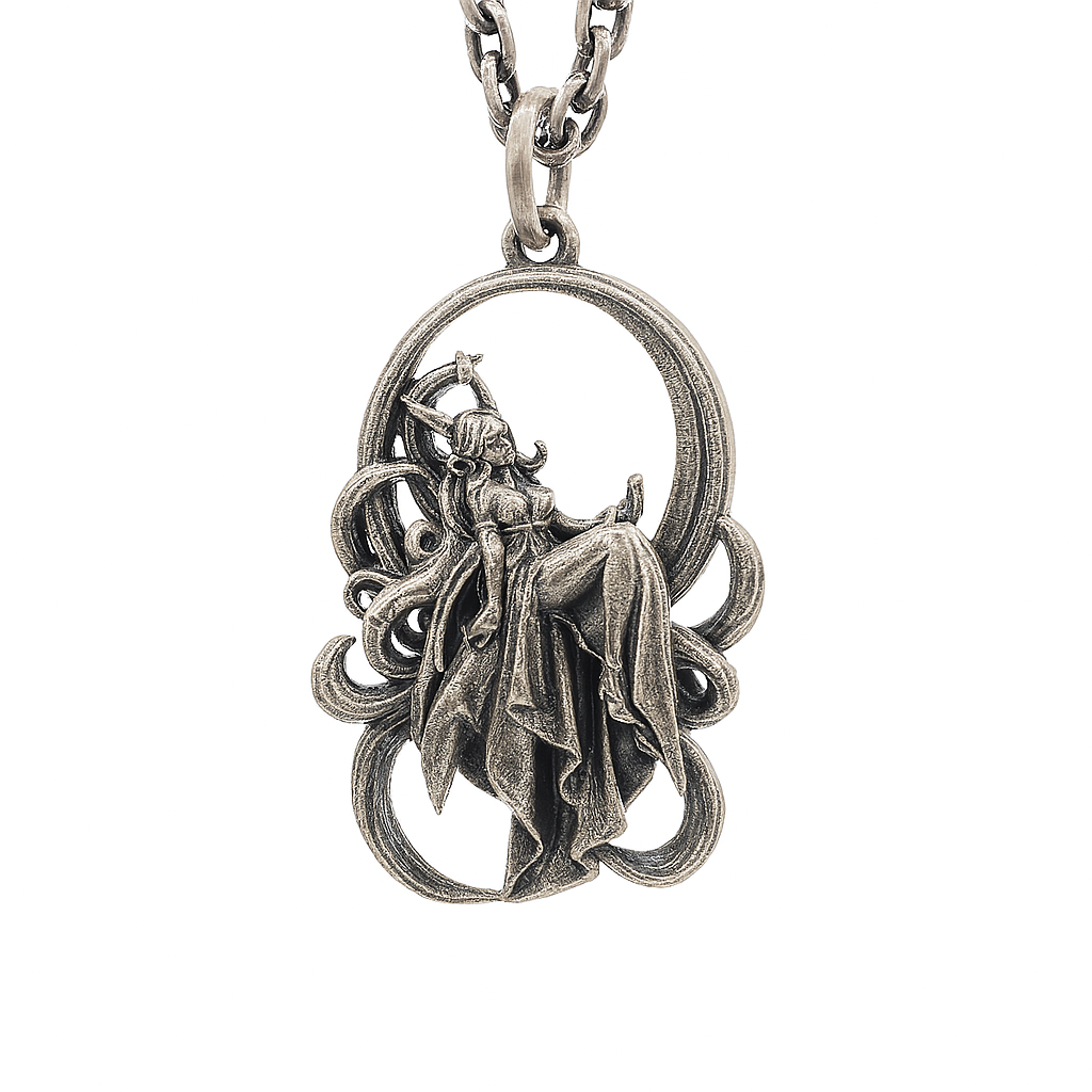 Luluma's Sigh | Handcrafted Silver Pendan