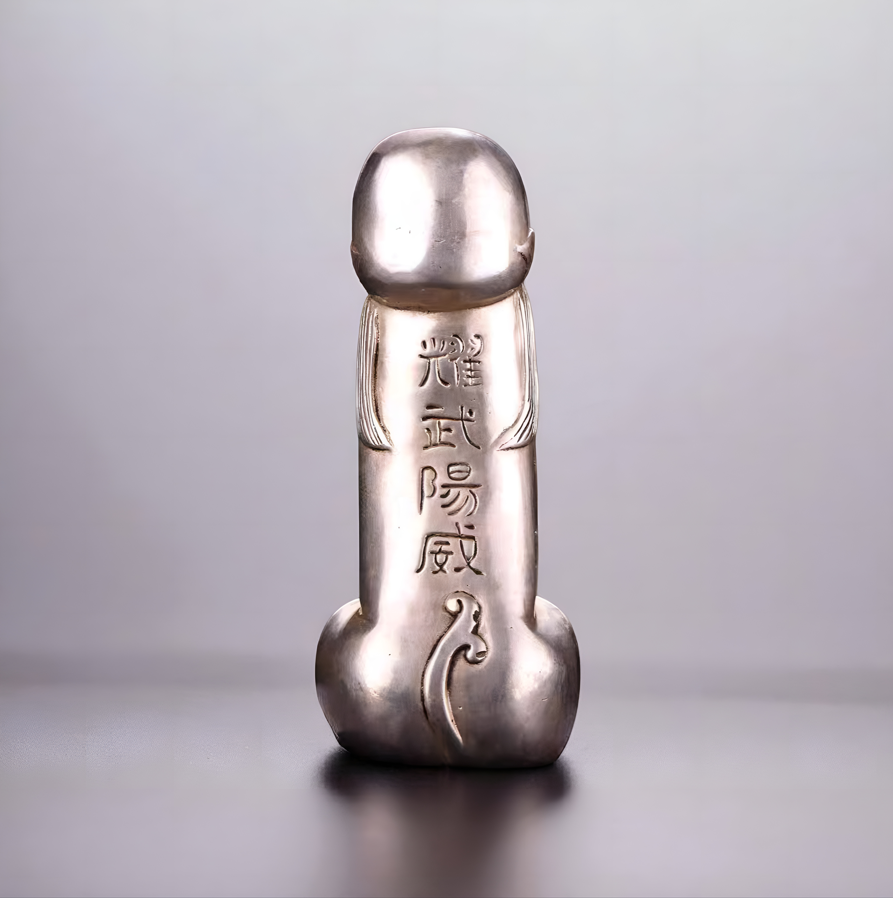 Handcrafted Silver Abstract Sculpture | Collectible Home Decor